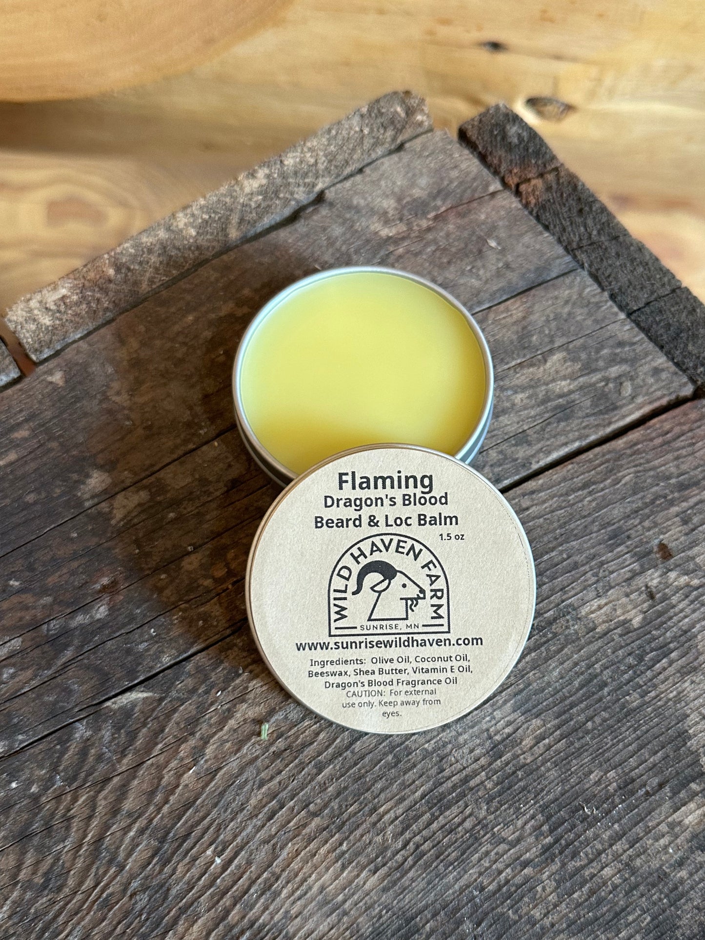 "Flaming" Dragon's Blood Beard and Loc Balm