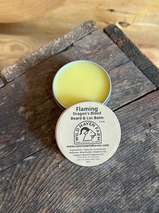 "Flaming" Dragon's Blood Beard and Loc Balm
