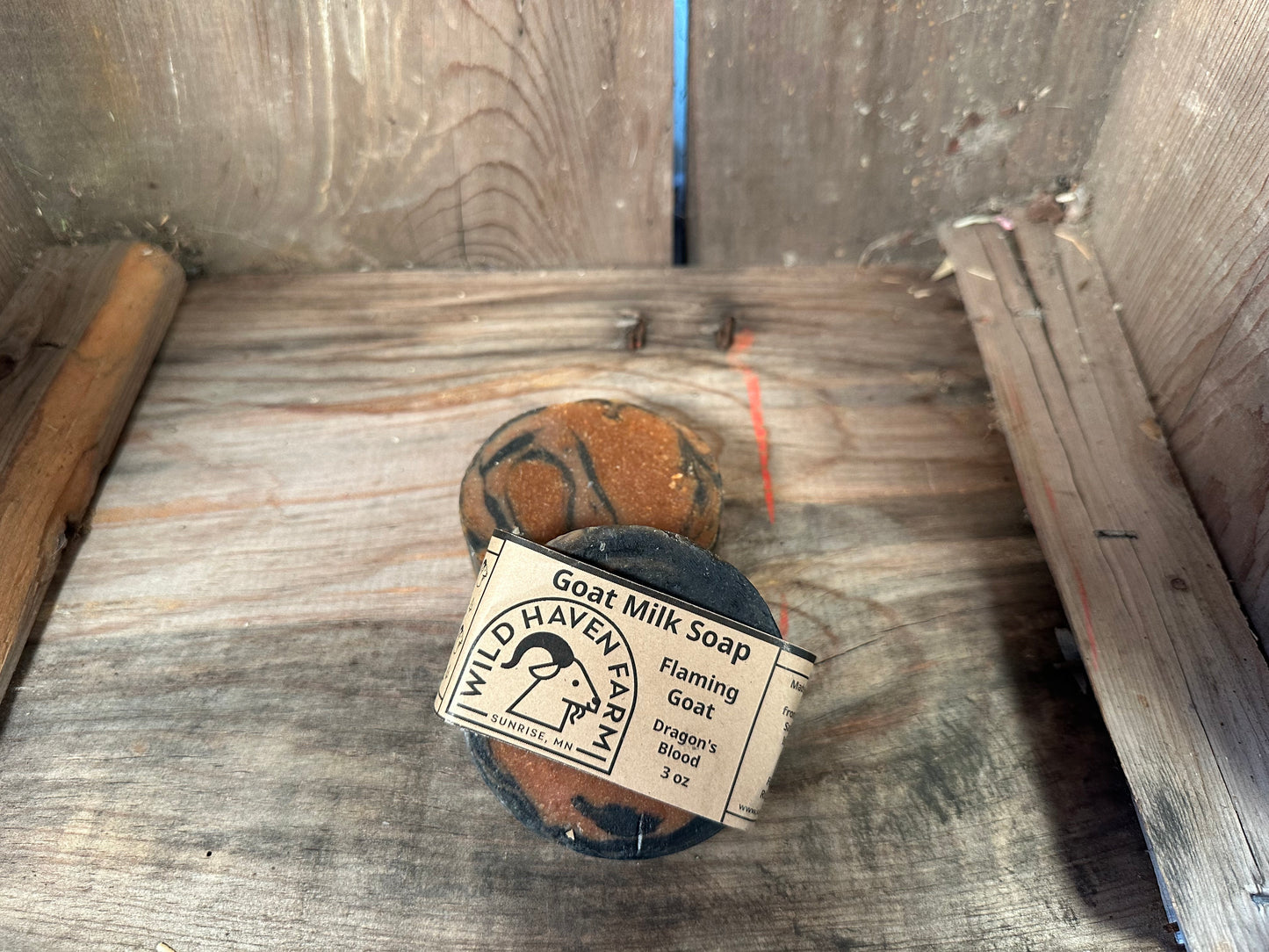 "Flaming Goat" - Dragon's Blood Goat Milk Soap