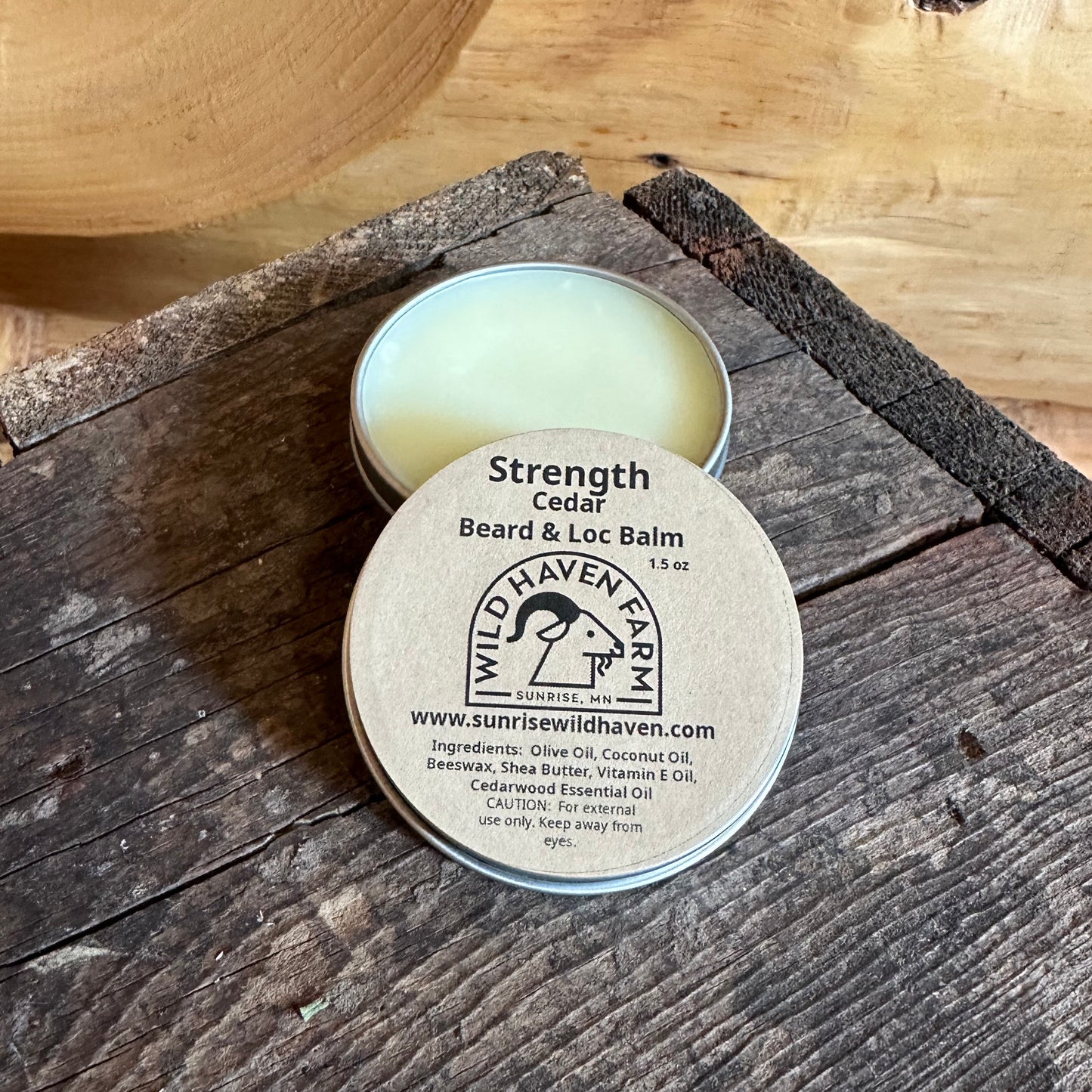 "Strength" Cedar Beard and Loc Balm