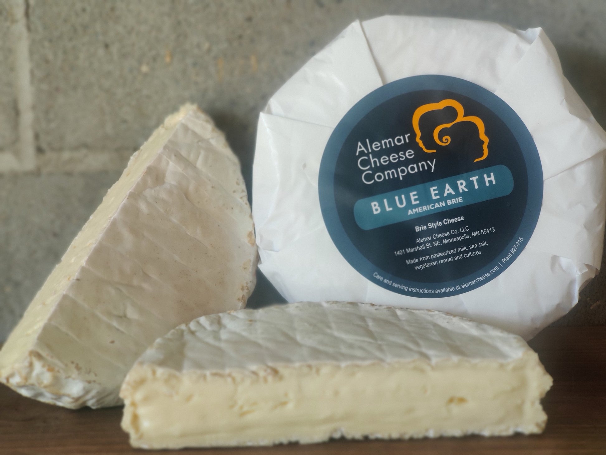 Package of Blue Earth cheese from Alemar Cheese Company