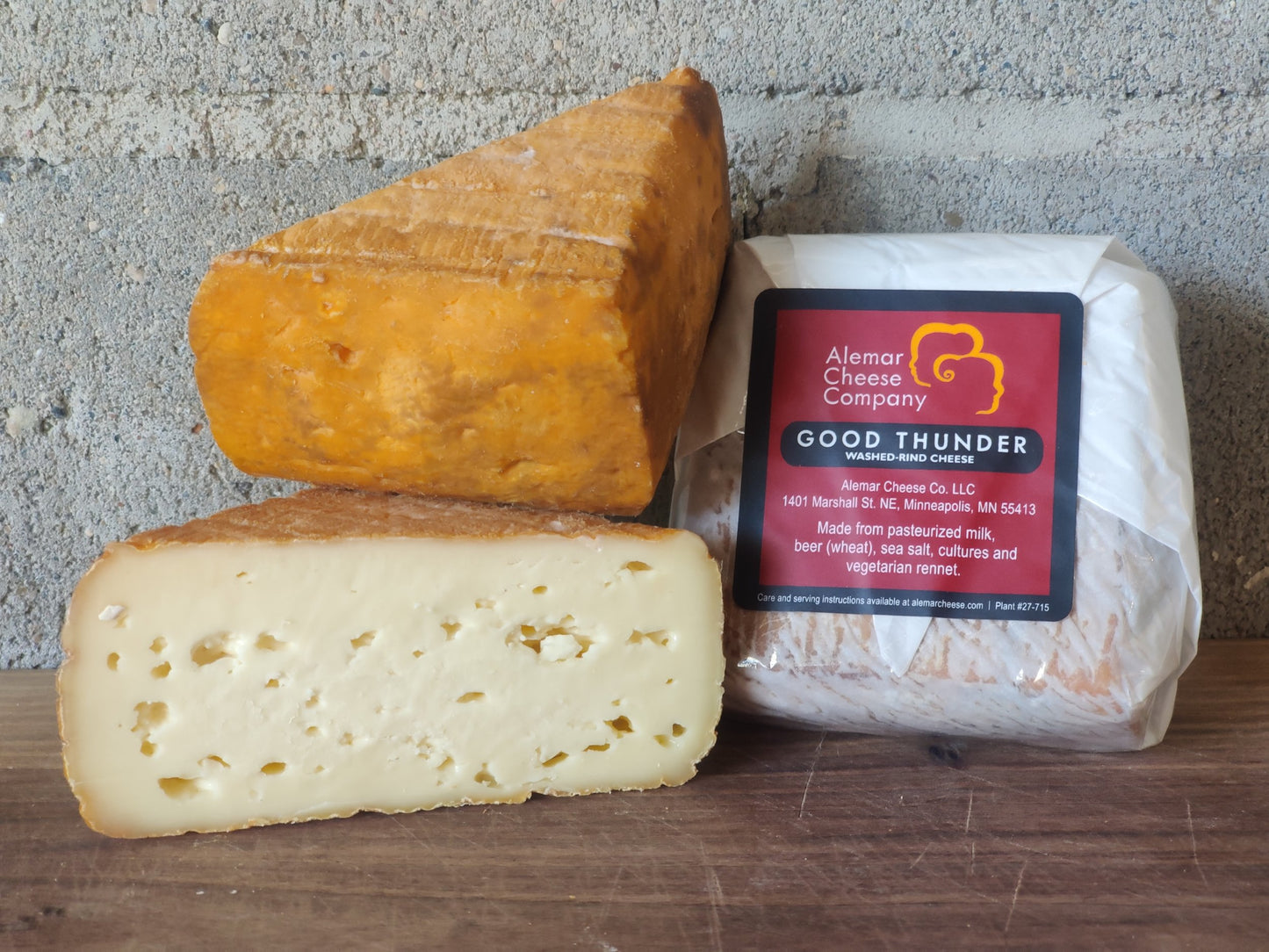 Package of Good Thunder cheese from Alemar Cheese Company