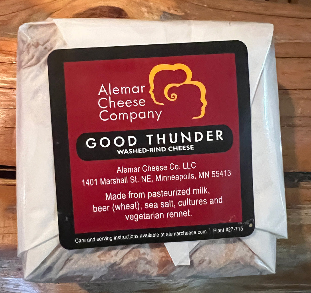 Package of Good Thunder cheese from Alemar Cheese Company