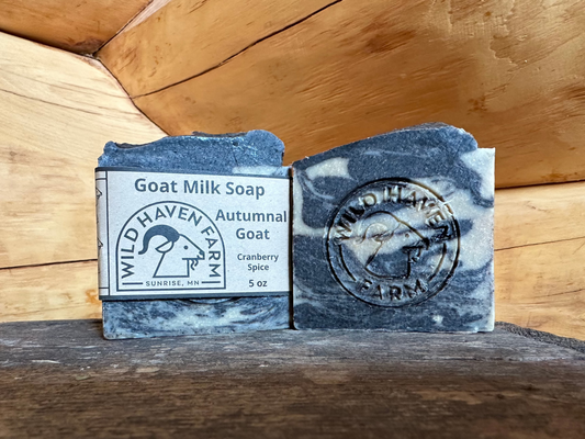 "Autumnal Goat" - Cranberry Spice Goat Milk Soap - SEASONAL