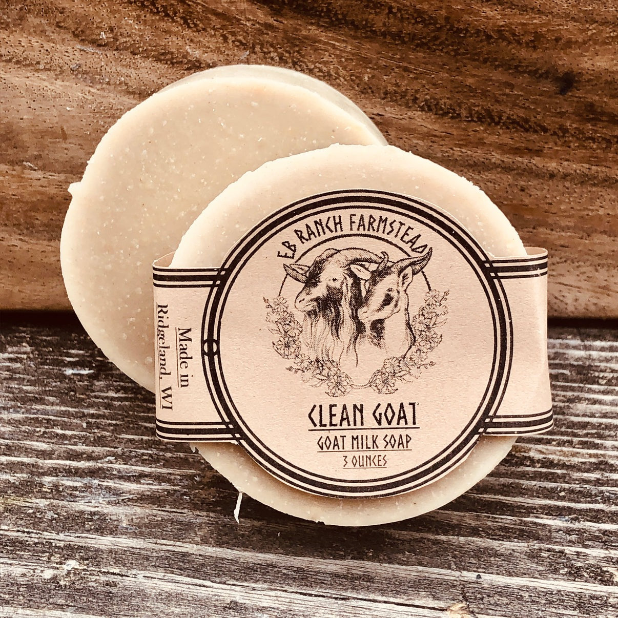 "Clean Goat"- Unscented Goat Milk Soap